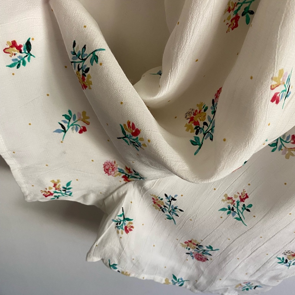 O'Neill Girls White Floral and Polka Dot Romper - Picture 3 of 7